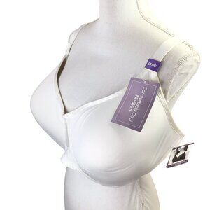 Catherines Intimates Bra NWT Comfortable Cool No Wire 50 DD White Wireless 4096